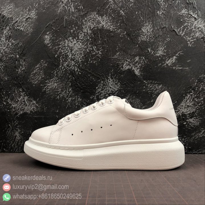 Alexander McQueen Unisex Sneakers PELLE S GOMMA 462214 WHFBU All White